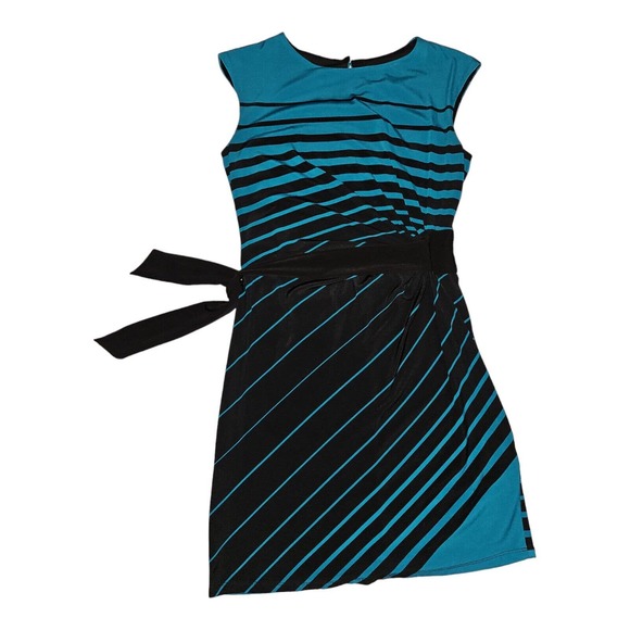 R&K Originals Dresses & Skirts - R&K Pencil Dress Petite Medium Women's Sleeveless Self Tie Belt Casual Preppy
